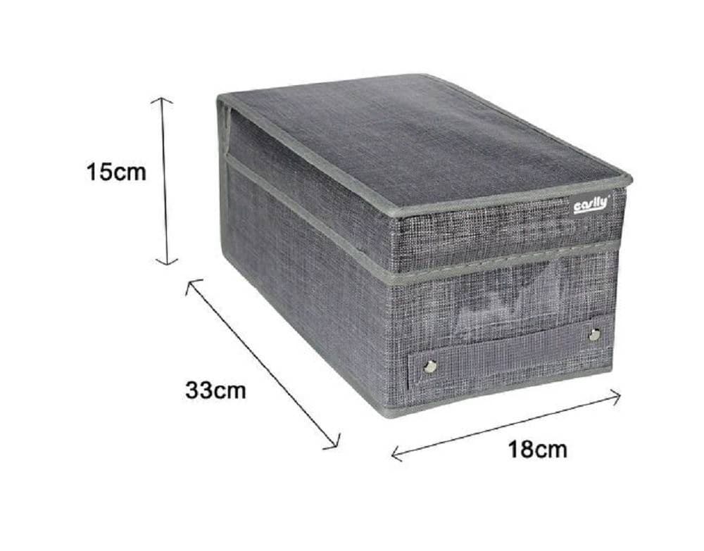 SCATOLA PORTADOCUMENTI DA UFFICIO BOX ORGANIZER PORTATUTTO 18 X 33 X 15 CM 69689 - 3