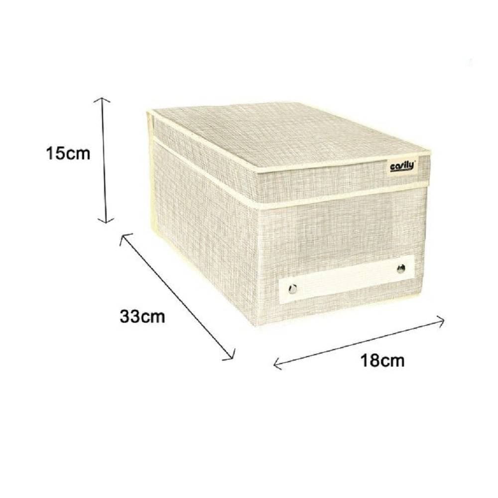 SCATOLA PORTADOCUMENTI DA UFFICIO BOX ORGANIZER PORTATUTTO 18 X 33 X 15 CM 69689 - 4