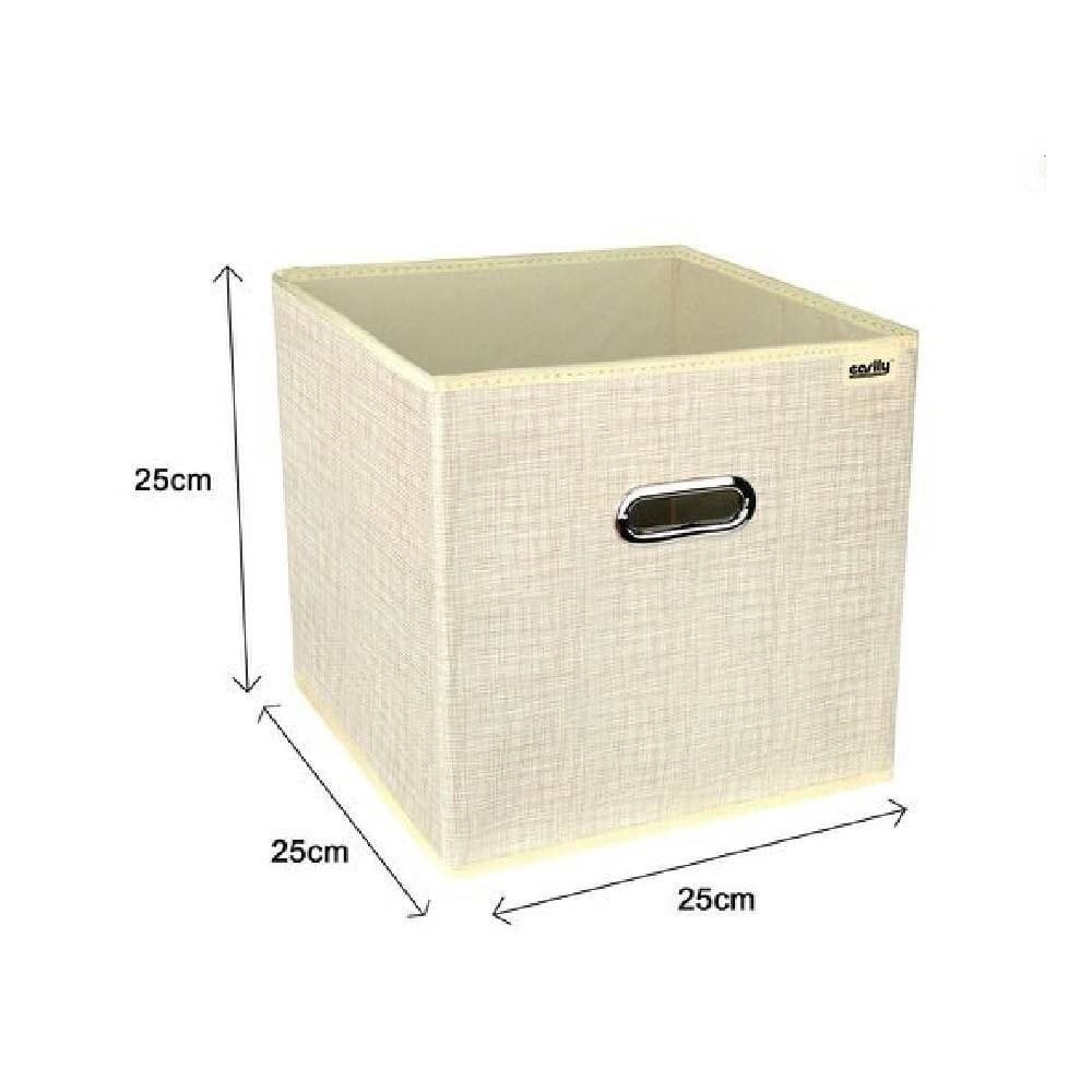 SCATOLA PORTADOCUMENTI DI ARCHIVIAZIONE UFFICIO BOX PORTATUTTO 25X25X25CM 69686 - 4