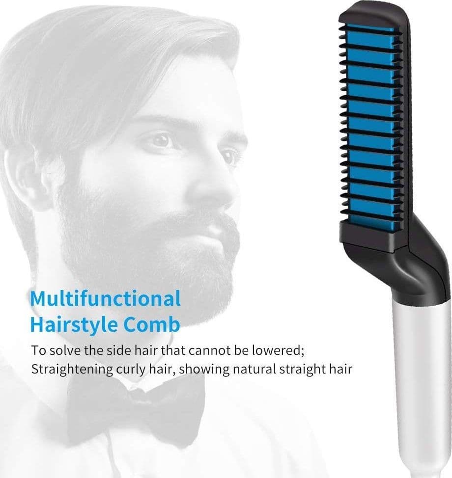 PETTINE ELETTRICO SPAZZOLA PER CAPELLI PROFESSIONALE LISCI E RICCI MULTIFUNZIONE - 8