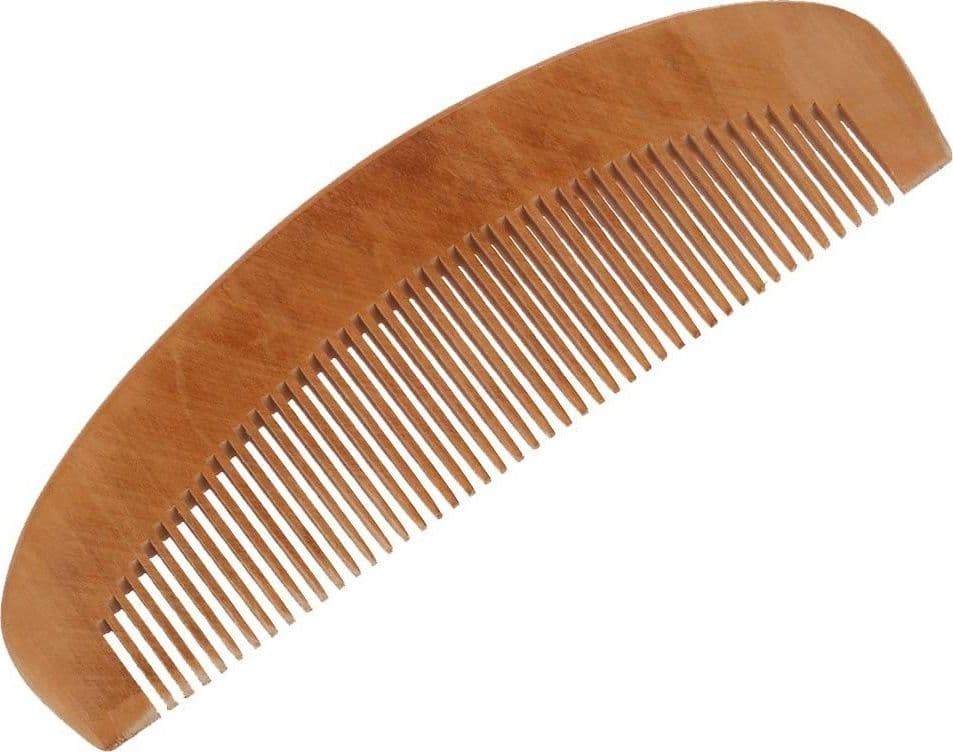 PETTINE CAPELLI LEGNO M-10 DENTI STRETTI SPAZZOLA PROFESSIONALE PARRUCCHIERE