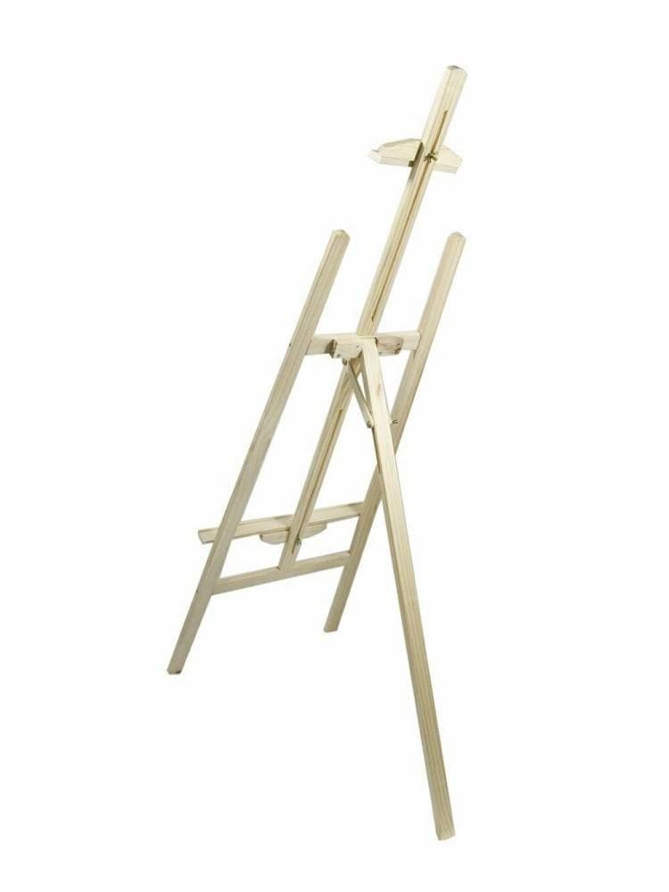 CAVALLETTO PITTORICO IN LEGNO INCLINABILE 145 CM PITTURA ESPOSIZIONE TELE QUADRI - 6