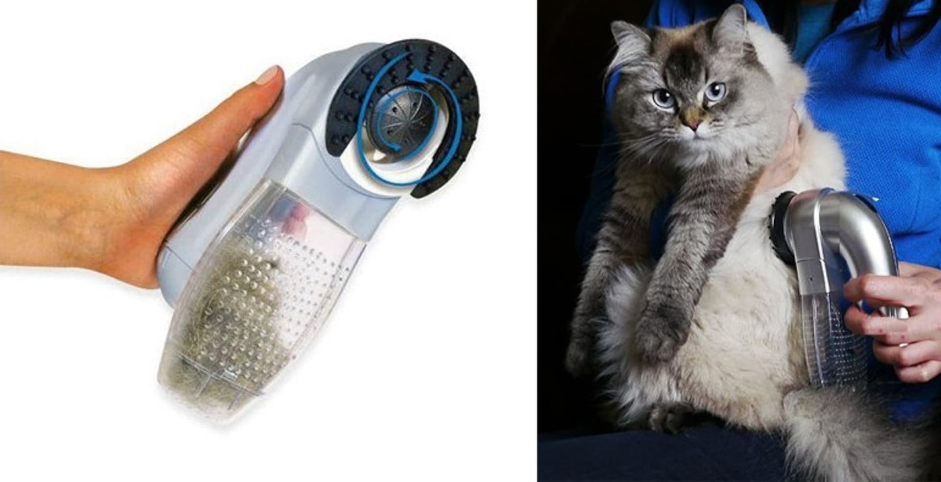 ASPIRAPELI  ASPIRA PELI A BATTERIE PER ANIMALI DOMESTICI CANI GATTI - 2