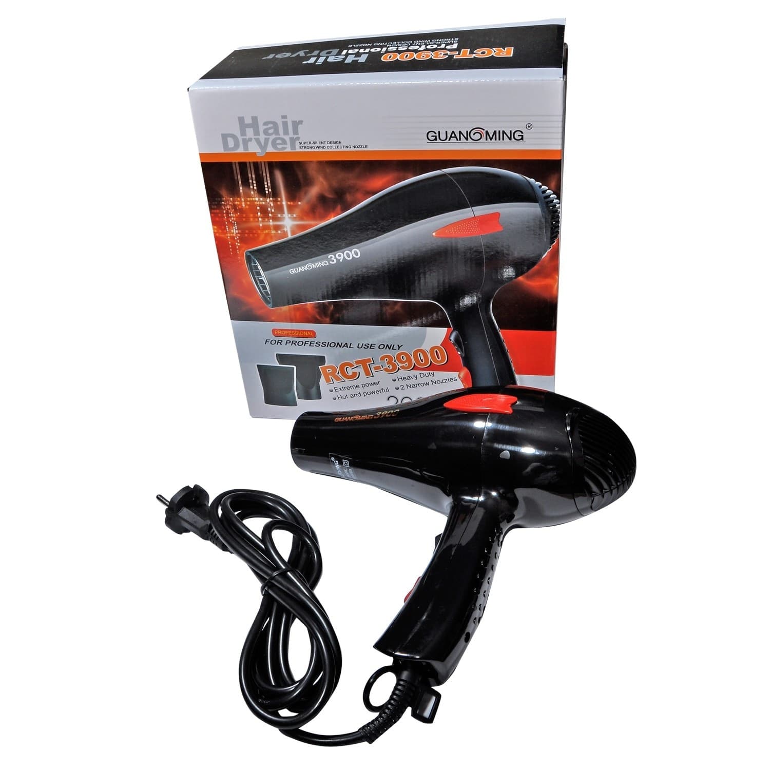 PHON ASCIUGACAPELLI 2000 WATT CAPELLI PROFESSIONALE 2000 WATT RCT-3900 - 4