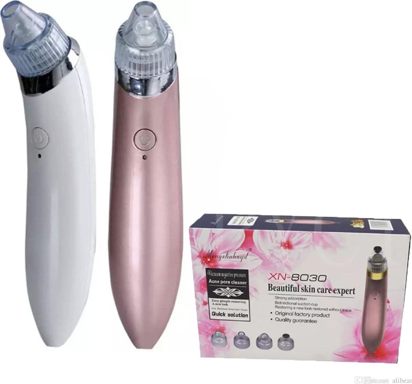 ASPIRATORE RIMUOVERE PUNTI NERI AD ULTRASUONI PULIZIA VISO FACCIALE PORTATILE - 2