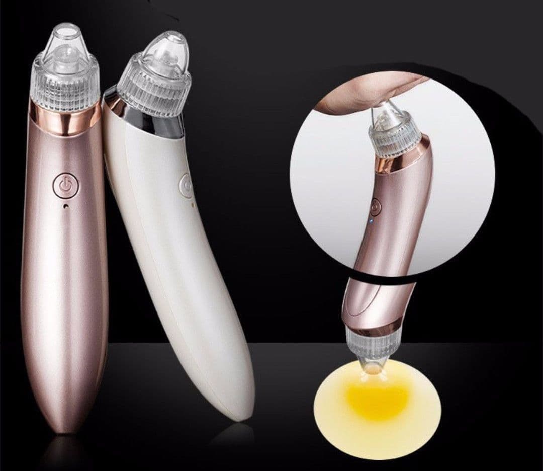 ASPIRATORE RIMUOVERE PUNTI NERI AD ULTRASUONI PULIZIA VISO FACCIALE PORTATILE - 6