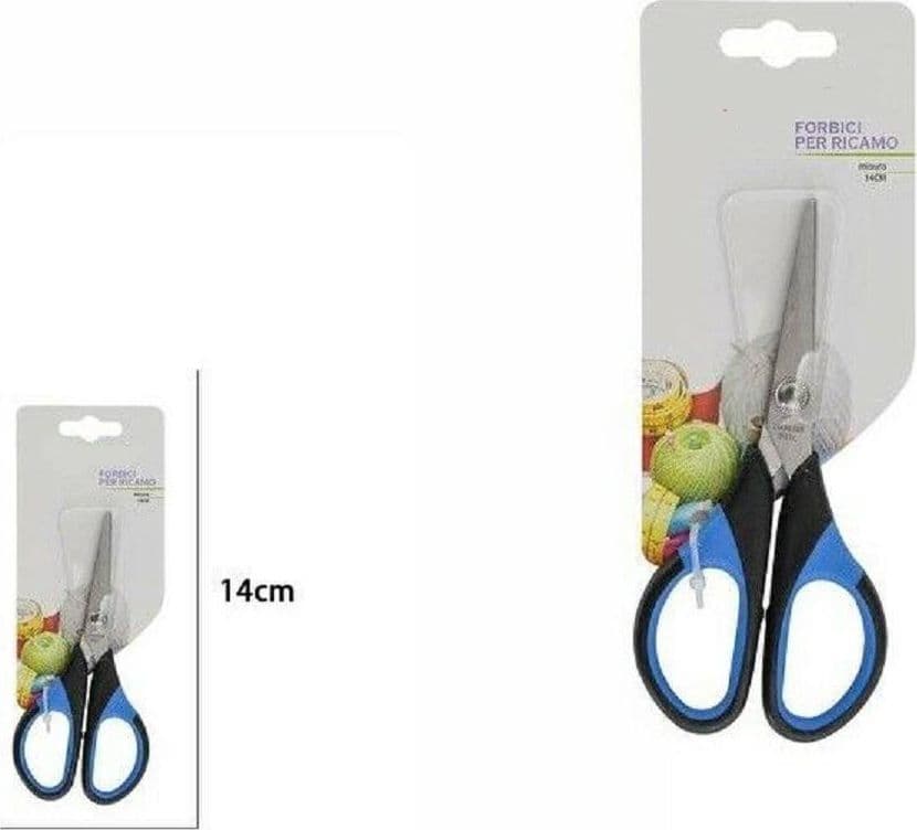 FORBICI PER RICAMO DA SARTO SARTA SARTORIA LAMA DRITTA DA 14CM 140MM 65041