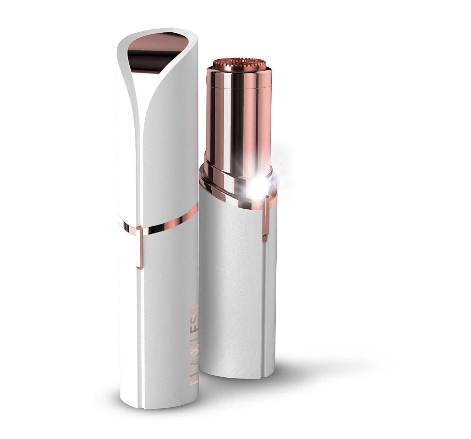 EPILATORE DEPILATORE RASOIO DONNA A FORMA DI ROSSETTO A BATTERIA CON LUCE LED - 6