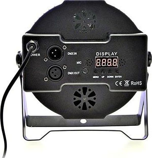 PROIETTORE DMX 512 EFFETTO LUCE FLAT PAR LIGHT RGB ALTA LUMINOSITA 36 LED 36W - 3