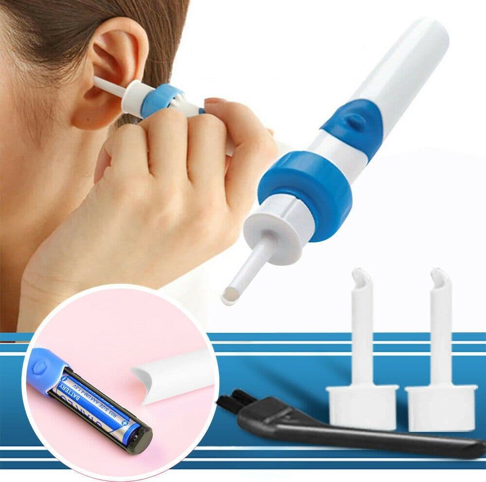 PULISCI ORECCHIE ASPIRA ELIMINA RIMUOVI LEVA PULIZIA CERUME A BATTERIE INDOLORE - 11
