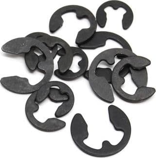 ANELLI ELASTICI SEEGER KIT DA 300 PZ ASSORTITI RONDELLE ANELLO ELASTICO E-CLIPS - 4
