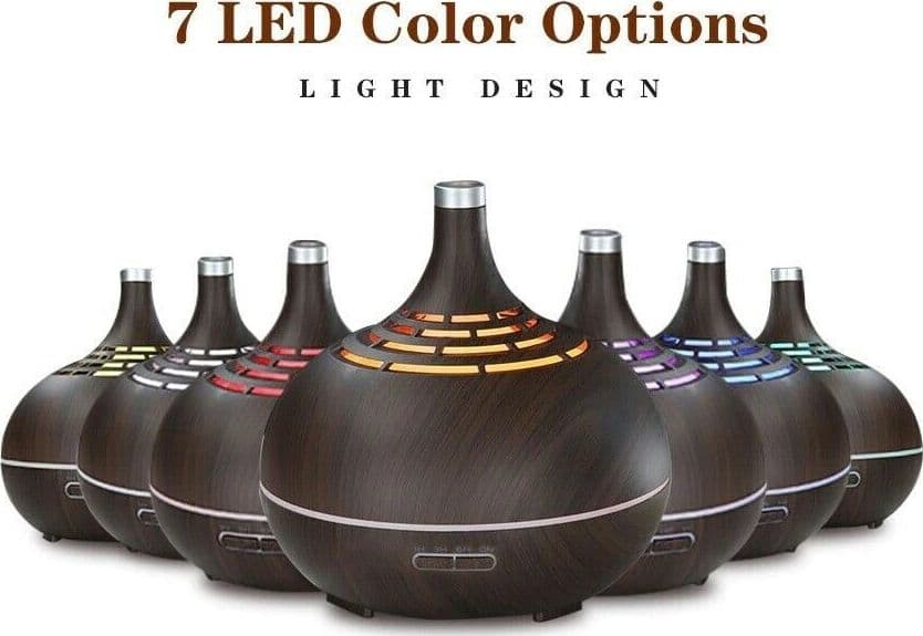AROMATERAPIA 7 LED UMIDIFICATORE ULTRASUONI DEPURATORE DIFFUSORE AROMI YX150 - 2