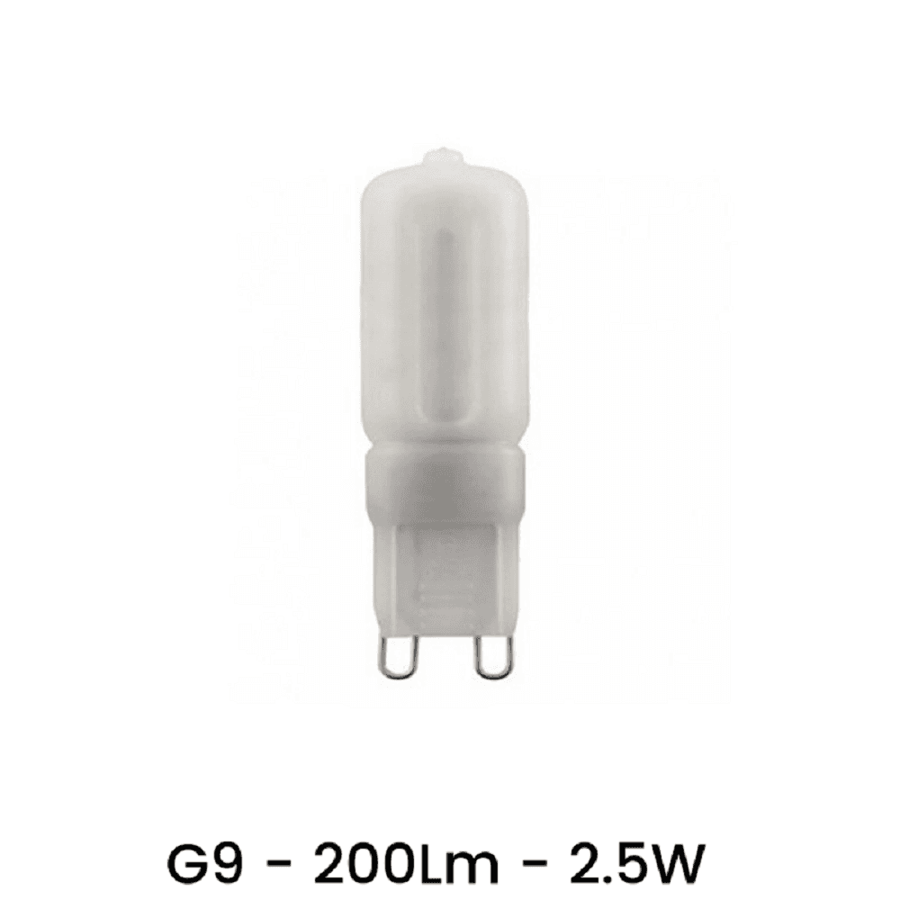 LAMPADINA LED G9 2.5 WATT LUCE BIANCO CALDO 3000K FREDDO 6500K NATURALE 4000K - 2