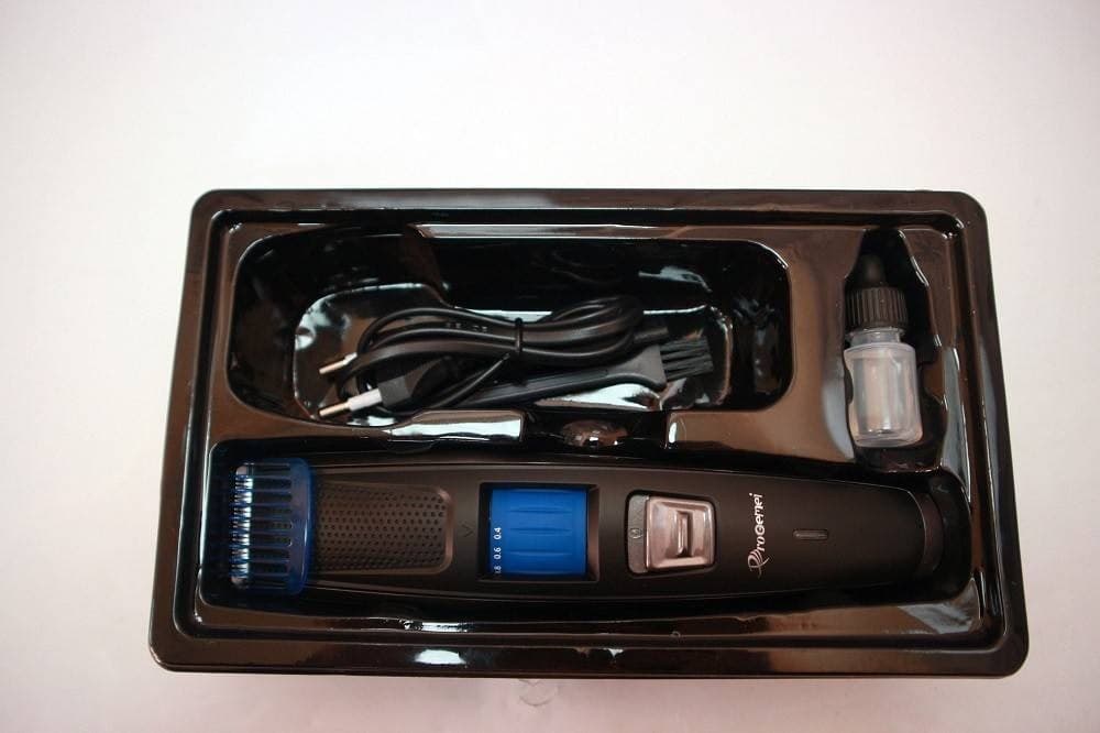 TAGLIACAPELLI PROFESSIONALE A BATTERIA GM-6127 REGOLABILE TRIMMER CAPELLI BARBA - 5