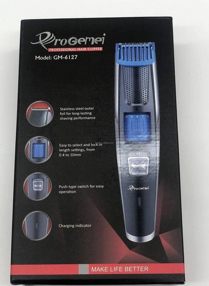 TAGLIACAPELLI PROFESSIONALE A BATTERIA GM-6127 REGOLABILE TRIMMER CAPELLI BARBA - 8