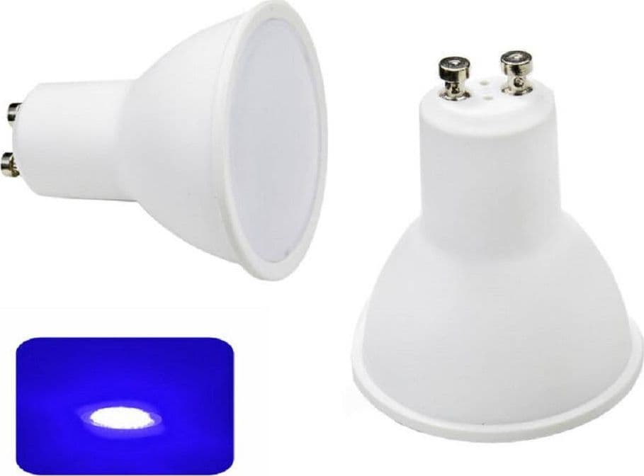FARETTO LED GU10 6WATT LUCE COLORATA BLU ROSSA VERDE 220V LAMPADINA GU10 GU10 - 6