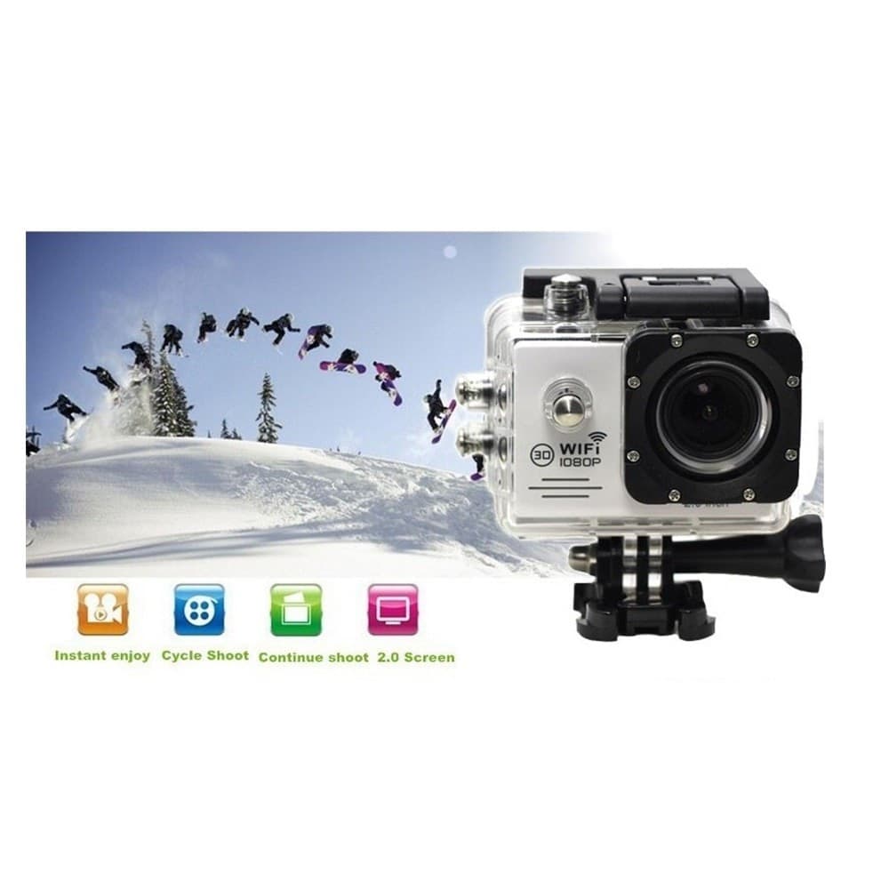 Pro Cam WIFI Sport Full HD 1080p Action Camera DV Videocamera Subacquea - 4