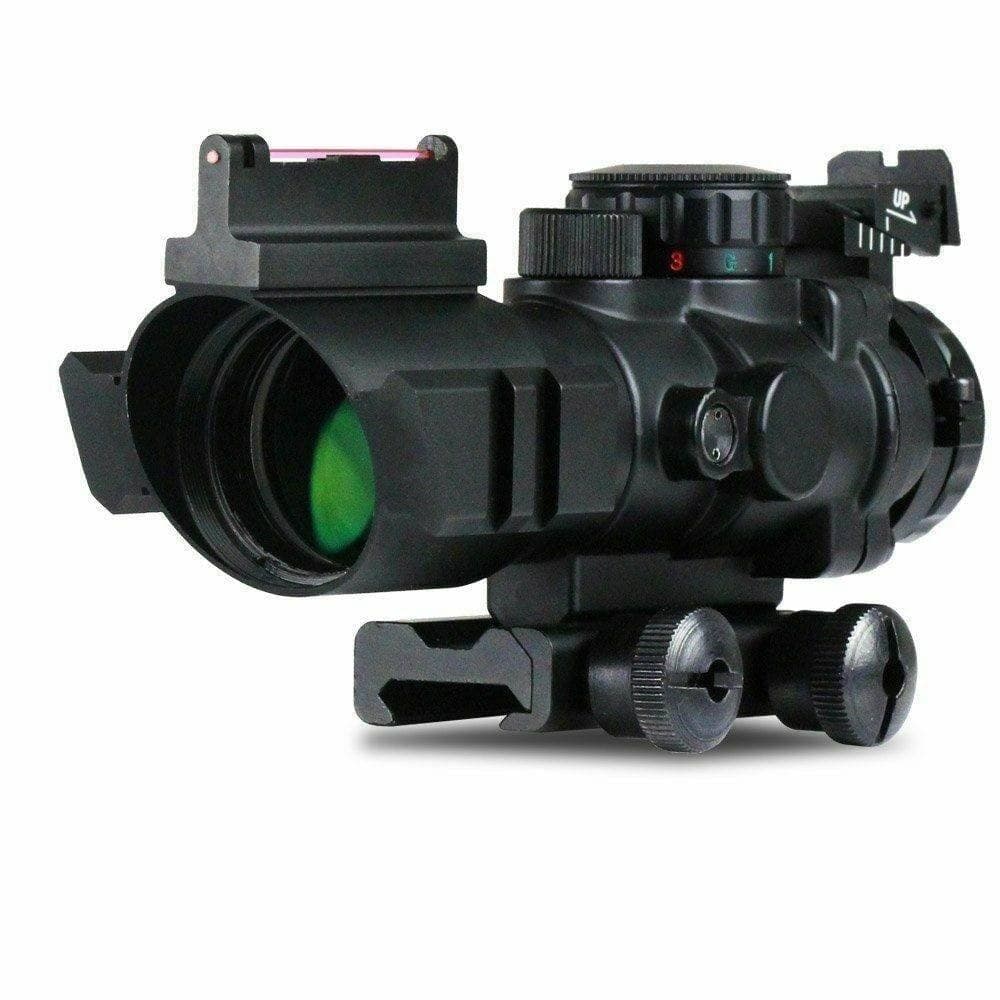 MIRINO OTTICO DI PRECISIONE PER CARABINA FUCILE CON RETICOLO ILLUMINATO 4x32 - 3