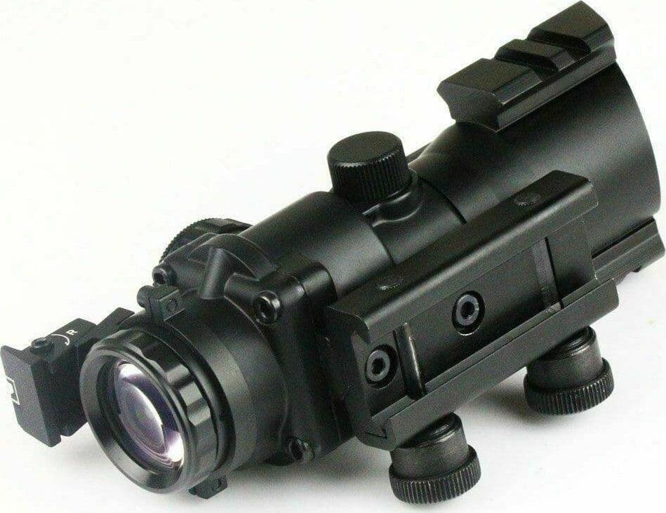MIRINO OTTICO DI PRECISIONE PER CARABINA FUCILE CON RETICOLO ILLUMINATO 4x32 - 5