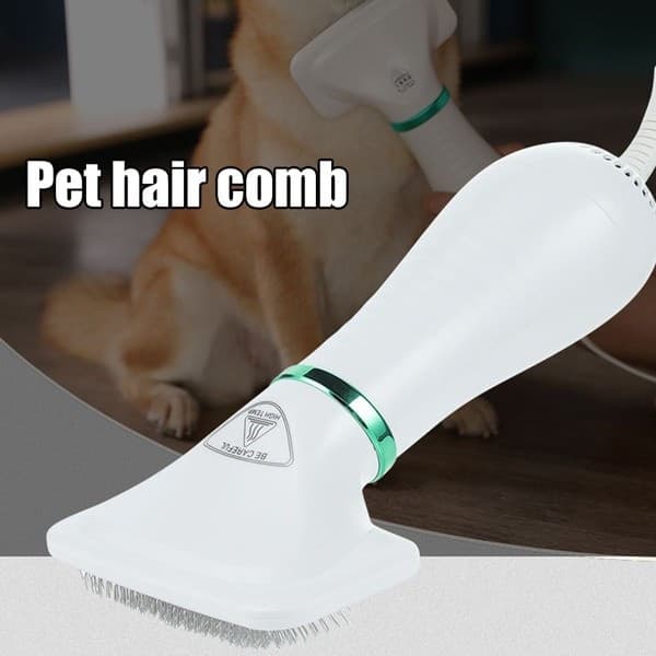 SPAZZOLA E PHON ASCIUGATORE PER CANI E GATTI ANIMALI DOMESTICI 2 IN 1 TOELETTA - 11