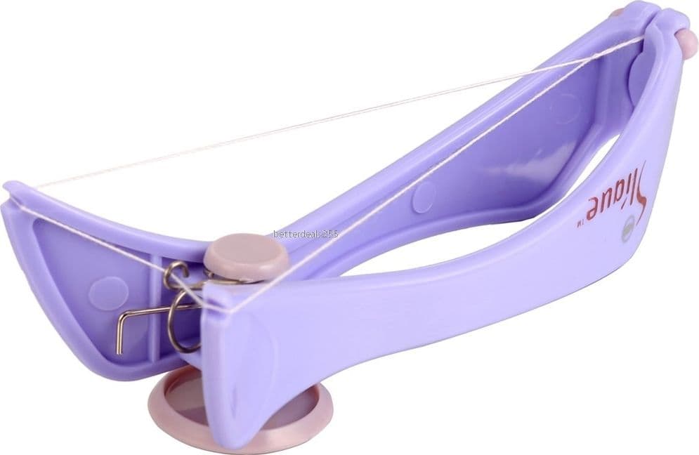 DEPILATORE EPILATORE DONNA RIMUOVI PELI VISO ROLLER A MOLLA FILO ARABO SLIQUE - 4