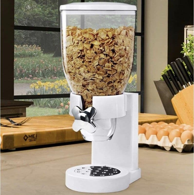 DISPENSER STORAGE SINGOLO CONTENITORE DOSATORE DISTRIBUTORE CEREALI PASTA 500 GR - 2
