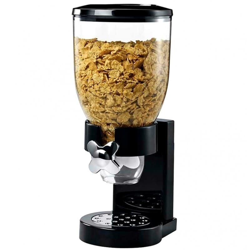 DISPENSER STORAGE SINGOLO CONTENITORE DOSATORE DISTRIBUTORE CEREALI PASTA 500 GR - 5