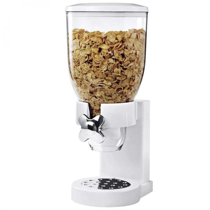 DISPENSER STORAGE SINGOLO CONTENITORE DOSATORE DISTRIBUTORE CEREALI PASTA 500 GR - 6