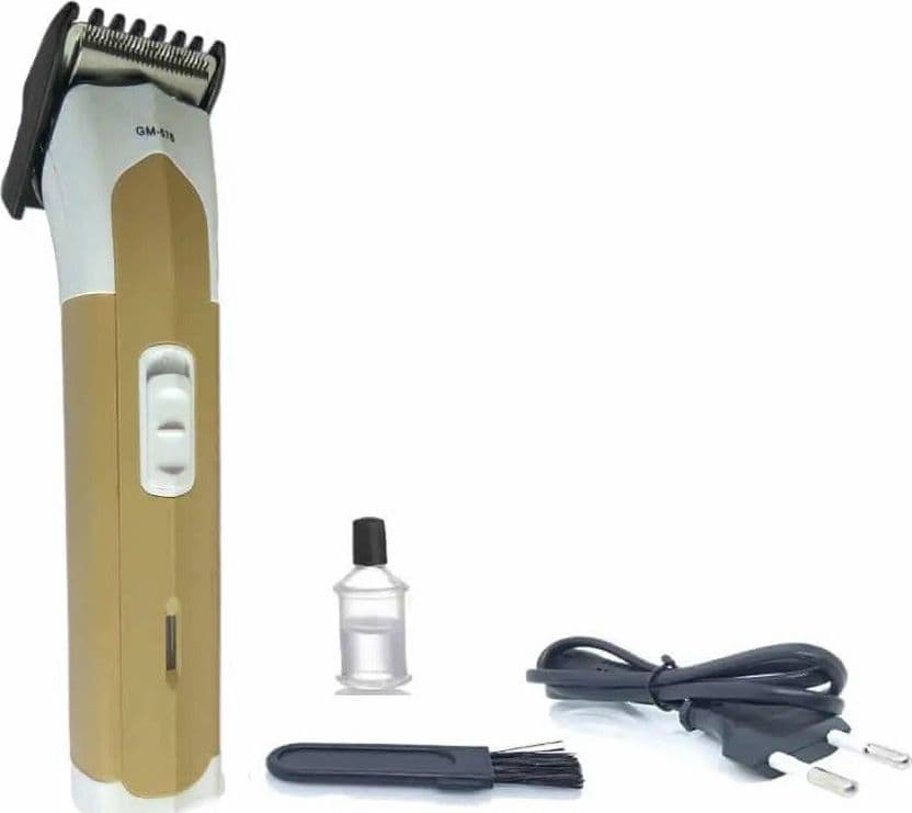 TAGLIACAPELLI BARBA TRIMMER ELETTRICO RICARICABILE PROFESSIONALE GM676 A BATTERIA - 4
