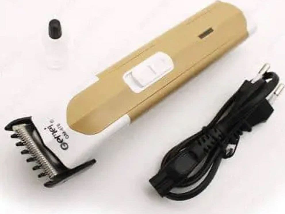 TAGLIACAPELLI BARBA TRIMMER ELETTRICO RICARICABILE PROFESSIONALE GM676 A BATTERIA - 6