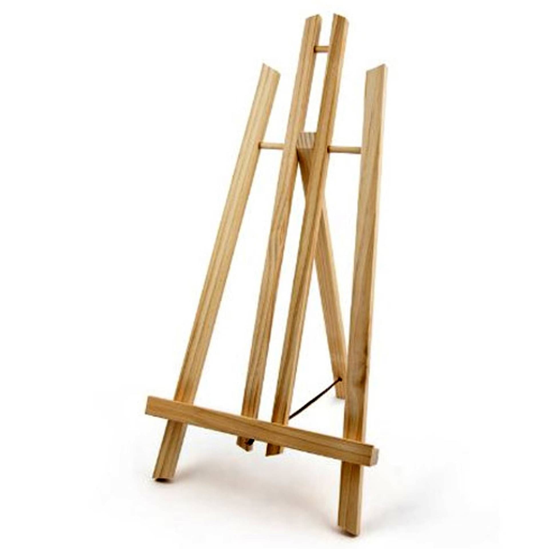 CAVALLETTO ARTISTICO SUPPORTO PER PITTURA TELA PIEGHEVOLE LEGNO 70 CM DISEGNO - 2