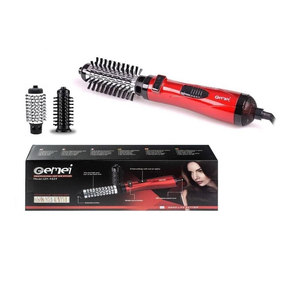 SPAZZOLA ROTANTE STYLER 2IN1 PROFESSIONALE AD ARIA CALDA ASCIUGACAPELLI GM-4829 - 1