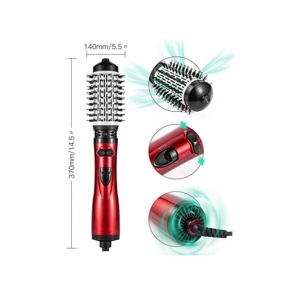 SPAZZOLA ROTANTE STYLER 2IN1 PROFESSIONALE AD ARIA CALDA ASCIUGACAPELLI GM-4829 - 5