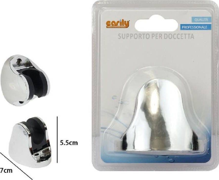 RICAMBIO SUPPORTO DOCCIA PER STAFFA DOCCETTA SOFFIONE DOCCIA FISSO 7X5.5CM 59568 - 2