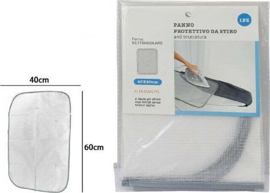 PANNO PROTETTIVO VESTITI SALVA BRUCIATURE PER FERRO DA STIRO 40 X 60 CM 59988 - 2
