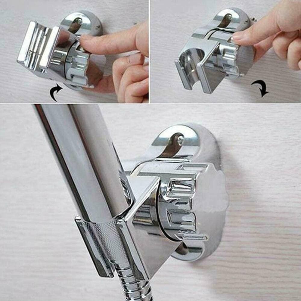 RICAMBIO SUPPORTO DOCCIA SNODATO UNIVERSALE A MURO PER DOCCETTA 7.5 X 8 CM 59567 - 3