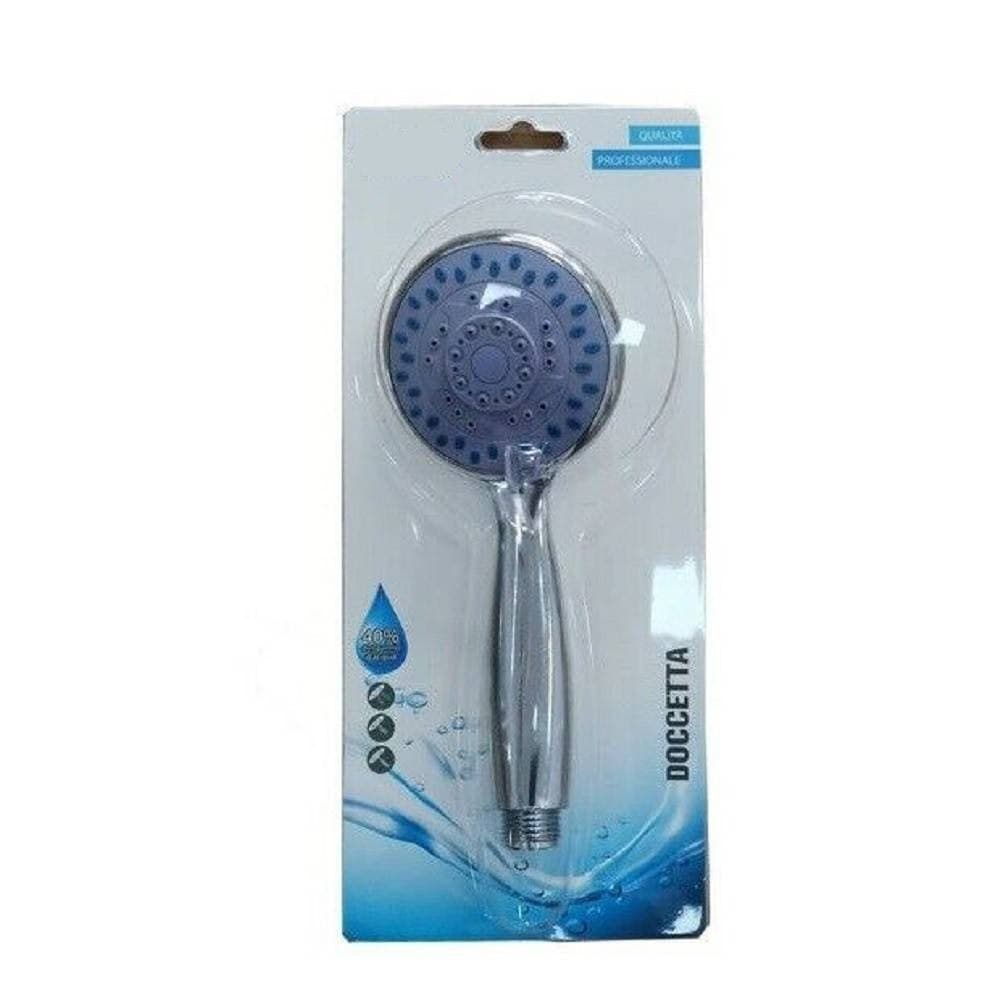 BAGNO DOCCETTA DOCCINO SOFFIONE DOCCIA CORNETTA ROTONDO MODERNO 9X20CM 69056 - 2