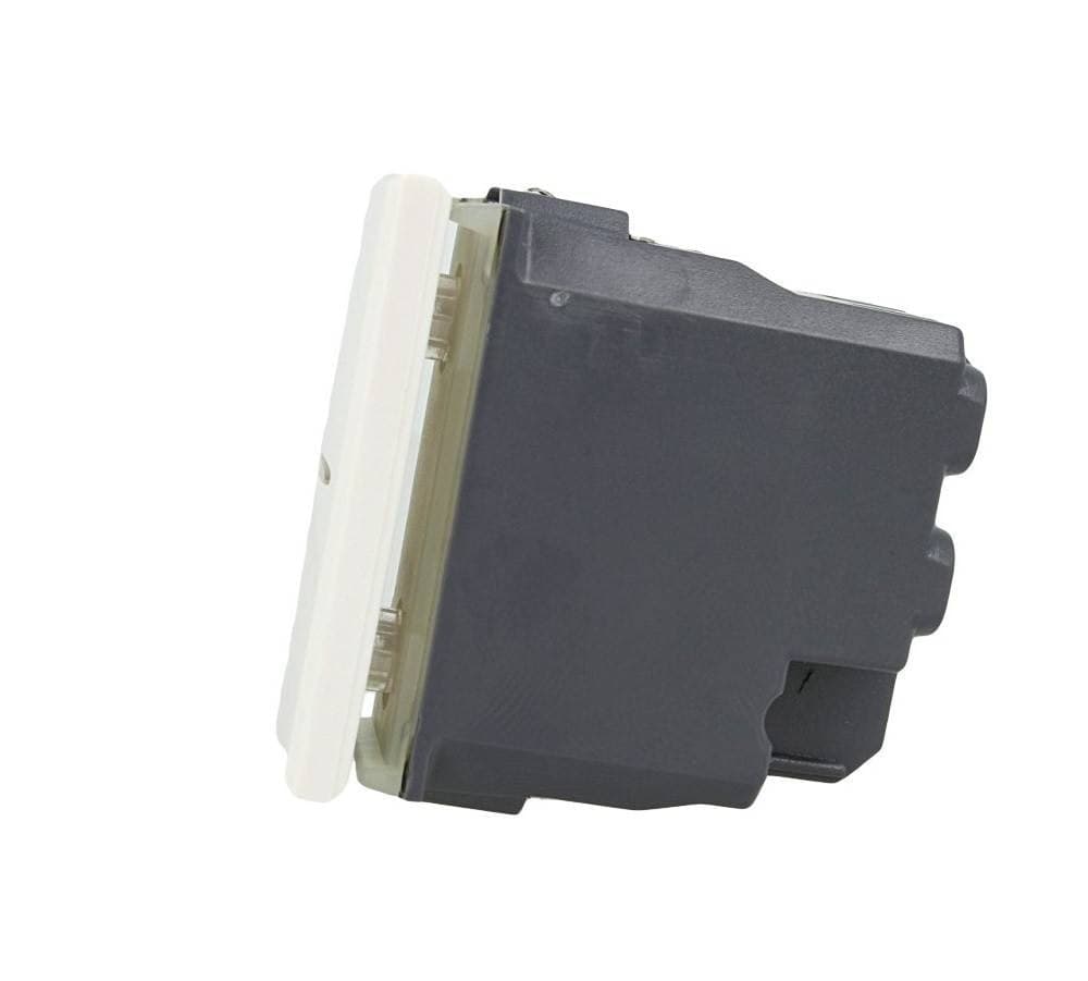 INVERTITORE 1P 16A ASSIALE COLORE BIANCO COMPATIBILE CON BTICINO AXOLUTE - 2