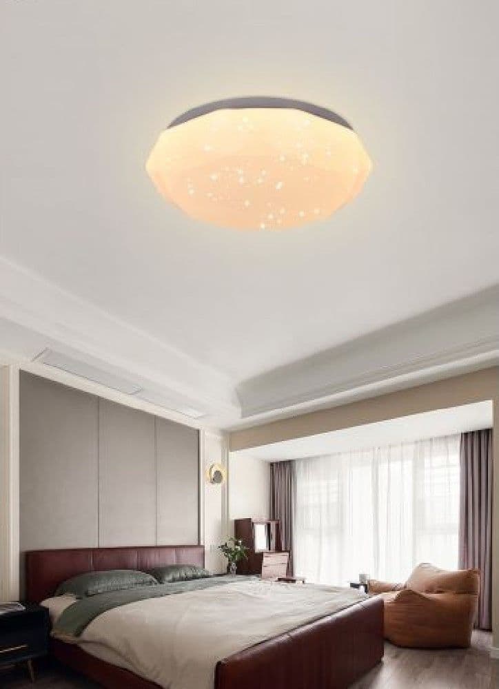 PLAFONIERA DA SOFFITTO 24 W LAMPADARIO LAMPADA LUCE NATURALE FREDDA CALDA - 4