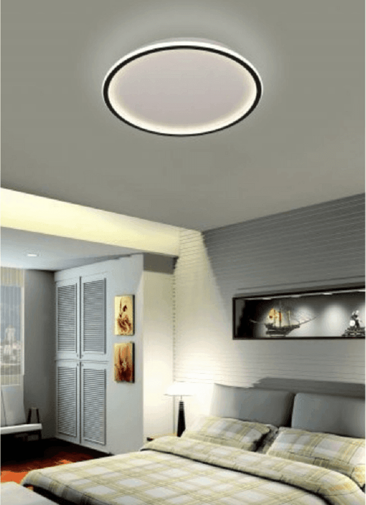 PLAFONIERA A LED MODERNA DA SOFFITTO TONDA 43WATT LUCE FREDDA NATURALE CALDA C13 - 2