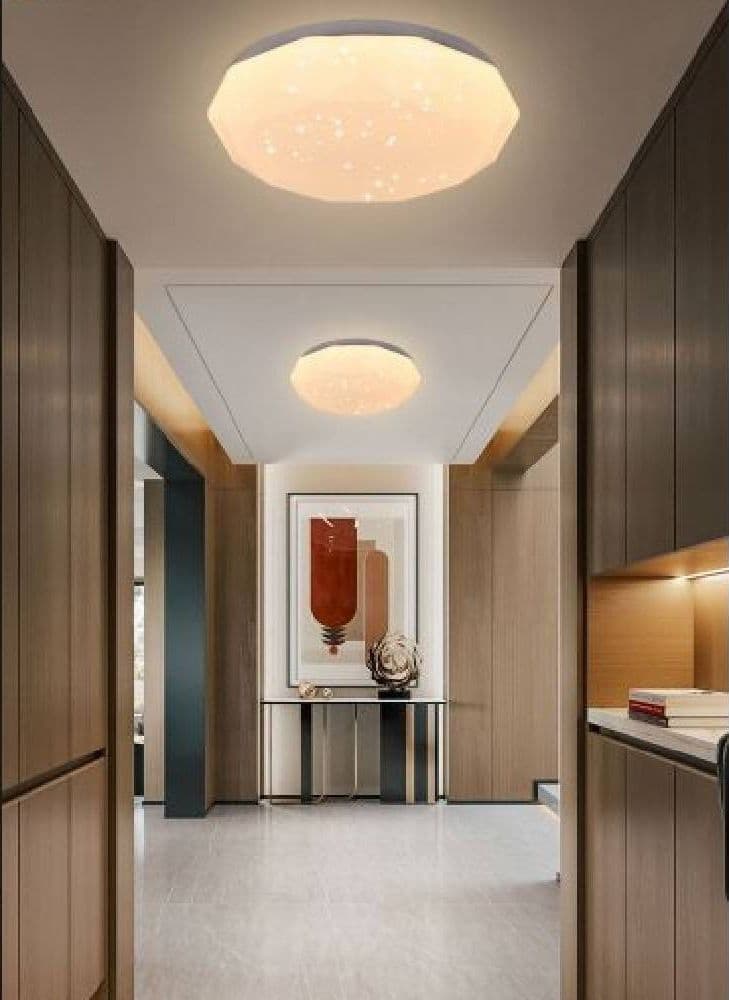 PLAFONIERA DA SOFFITTO 18 W LAMPADARIO LAMPADA LUCE FREDDA NATURALE CALDA - 5