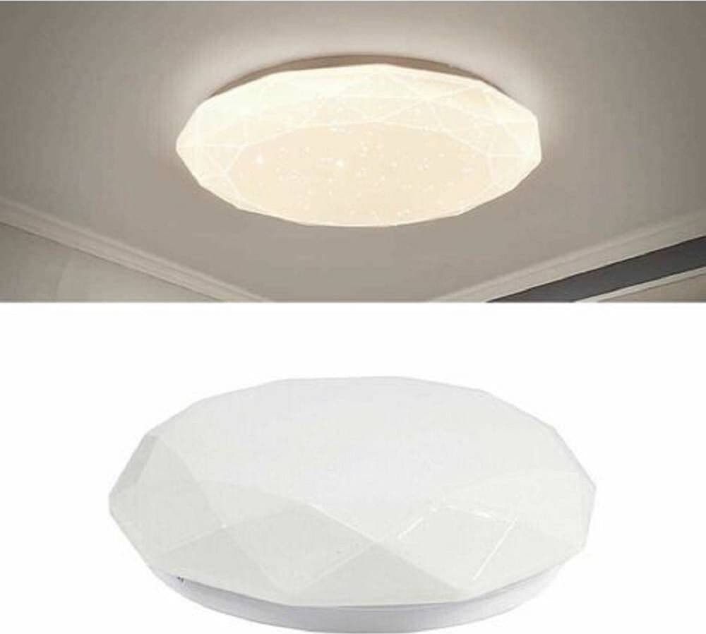 PLAFONIERA DA SOFFITTO 18 W LAMPADARIO LAMPADA LUCE FREDDA NATURALE CALDA - 6