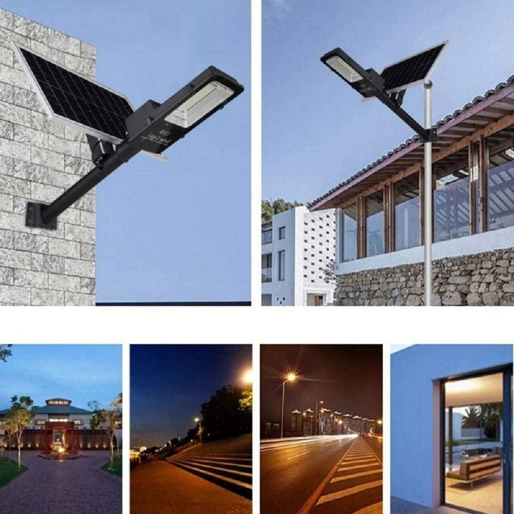 FARO LED LAMPIONE 200W CON PANNELLO ENERGIA SOLARE KIT STAFFA INCLUSO SO-200W-LF - 3