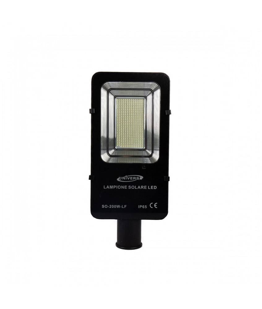 FARO LED LAMPIONE 200W CON PANNELLO ENERGIA SOLARE KIT STAFFA INCLUSO SO-200W-LF - 10