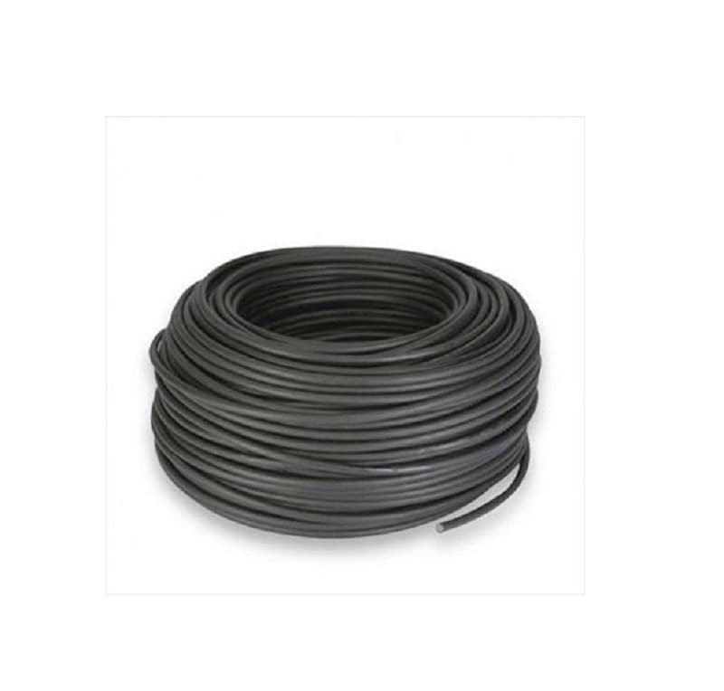 CAVO NERO 100 METRI ISOLATO UNIPOLARE 1 X 2,5 M2 ANTIFIAMMA MATERIALE ELETTRICO - 2