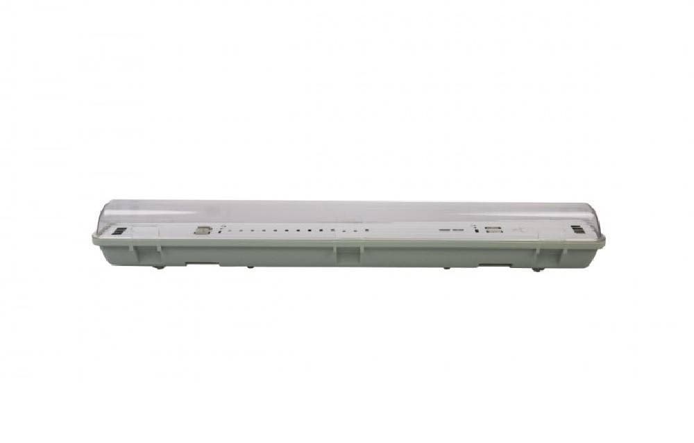 PLAFONIERA STAGNA 1 NEON LED TUBO T8 G13 DA 120 CM PARETE SOFFITTO IP65 T8-120SS - 2