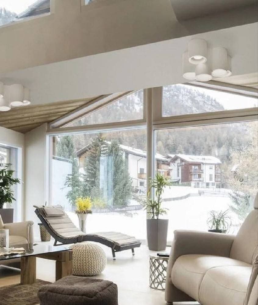 LAMPADARIO IN GESSO 5 CILINDRI VERNICIABILE SOFFITTO LAMPADA FARETTI GU10 GS-C07 - 2