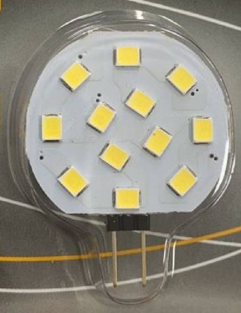 LAMPADINA LUCE LED SLIM G4 1.8 WATT LAMPADA PIATTA 12V LUCE 6500K 3000K 4000K - 3