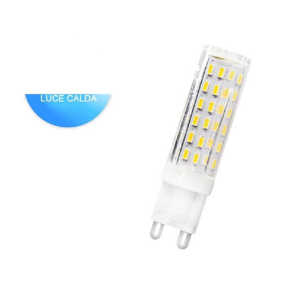LAMPADINA LED SMD 3014 G9 4,5 WATT LUCE FREDDA 6500K CALDA 3000K NATURALE 4000K - 4