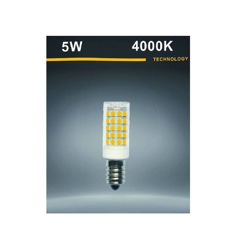LAMPADINA LED E14 5 WATT TONI DI LUCE CALDA 3000K FREDDA 6500K NATURALE 4000K - 7